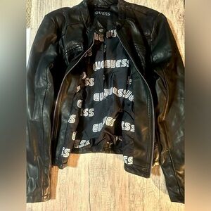 NWOT Guess Faux Leather Jacket Size XL